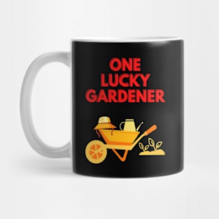 One lucky gardener T shirt hoodie mug cases magnet pin Mug